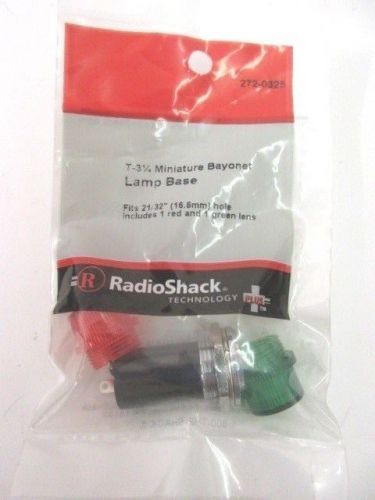 T-3 1/4 Minitature Bayonet Lamp Base #272-0325 By RadioShack