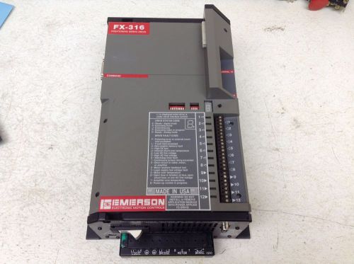 Emerson FX-316 960132-01 Positioning Servo Drive 240 V 4 Amp FX316 96013201