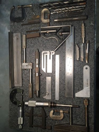 Machinist Lot, Toolmaker Lot, Starrett, Brown &amp; Sharpe, Miller Falls, Ect