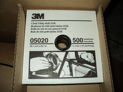 3M 05020 ABRASIVE ROLL , 500 GRIT , 5/BOX , GRADE SUPER FINE , WIDTH 1-1/2&#034;