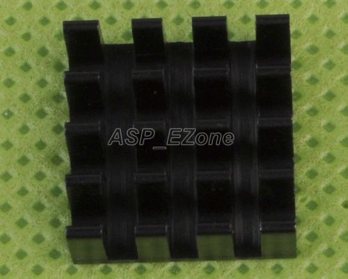 10pcs heat sink black 14x14x7mm ic heat sink aluminum for vga card for sale