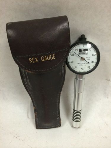 Rex 1000 type a durometer gauge tester with case for sale