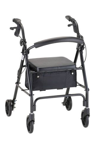 Nova vibe 6 rolling walker, black, free shipping, no tax, item 4236bk for sale