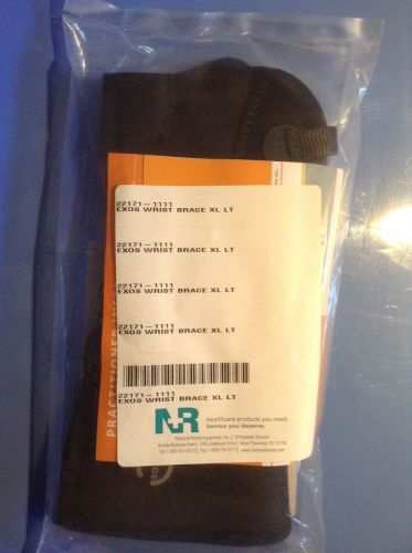 Exos national rehab wrist brace large xl lt ref 22171-1111 new in package for sale