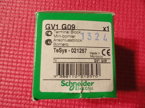 Schneider Electric Terminal Block GV1 G09 TeSys 021257 GV2 Series