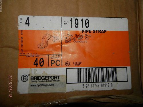 40 bridgeport 1910 4&#034; 2 hole straps rigid imc for sale
