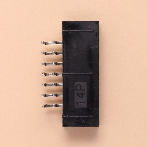 20PCS DC3-14PL 2.54mm 2x7 14Pin Right Angle Male JTAG Socket Box header