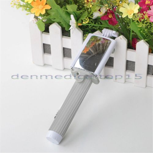 Self Portrait Selfie Stick photo Handheld Monopod for Camera Phone Gray