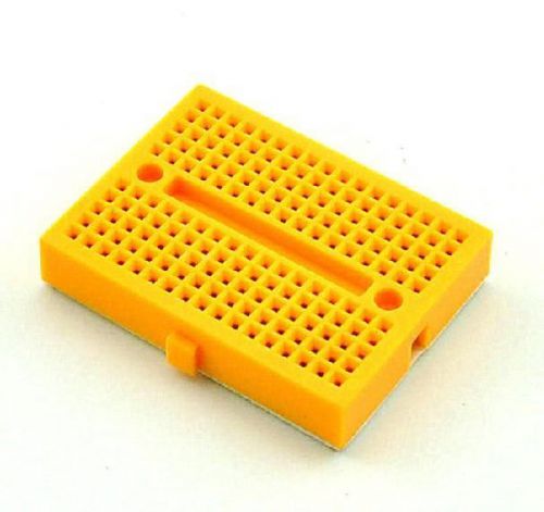 5pcs yellow solderless prototype breadboard 170 syb-170 tie-points for arduino for sale