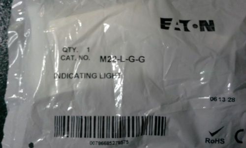 Eaton-green indicator light #M22-L-G-G-lot of 5