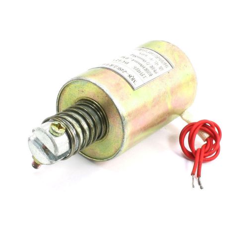 DC 12V Tubular 10mm 0kg 0mm 8kg Force Linear Motion Solenoid Electromagnet