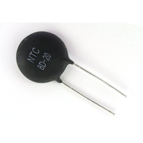 10pcs NTC 8D-20 Inrush Curren Limiter Power Thermistors 8ohms 6Amp 20mm disk