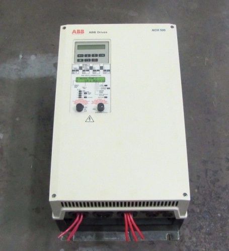 ABB ACH501-030-4-00P2 440-500 3PH IN 0-VIN 0-500HZ 30HP VARIABLE TORQUE AC DRIVE