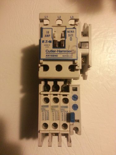 Cutler Hammer AN16BN0AC Series C1 Starter NEMA Size 0  with - C306DN3 - C320KGS1