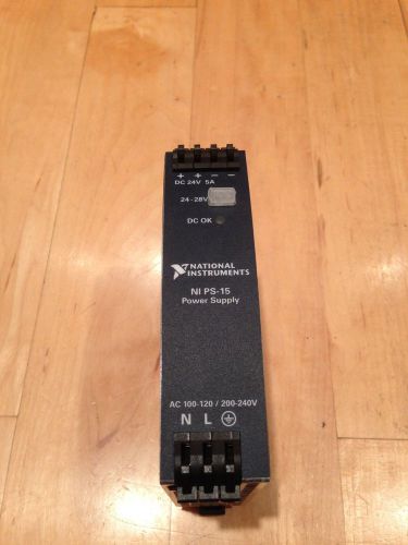 NI PS-15 Power Supply 5 A, 24 VDC