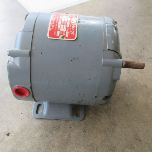 Delco SM 1/8HP Motor 1725 RPM 115V