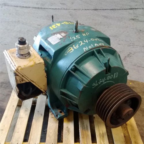 Siemens type rg frame 444t 460v 1185rpm 125hp induction motor 212655001-1 for sale