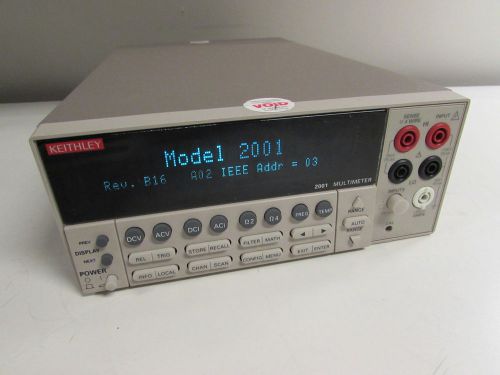 Keithley 2001 High-Performance, 7-1/2-Digit DMM w/ 8k Memory