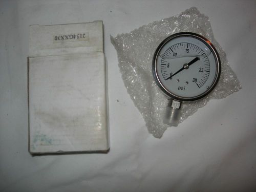 Valley Industries 2154GXX30 Pressure Gauge 0-30 PSI