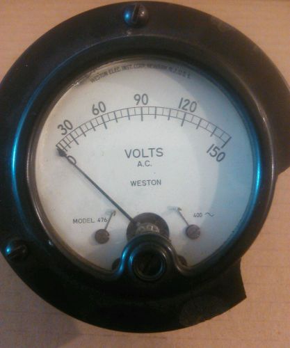 Weston Model 476 A.C. volt Panel Gauge