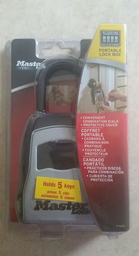 Master Lock Portable Lock Box - Holds 5 Keys *NEW* SEALED* 5400D