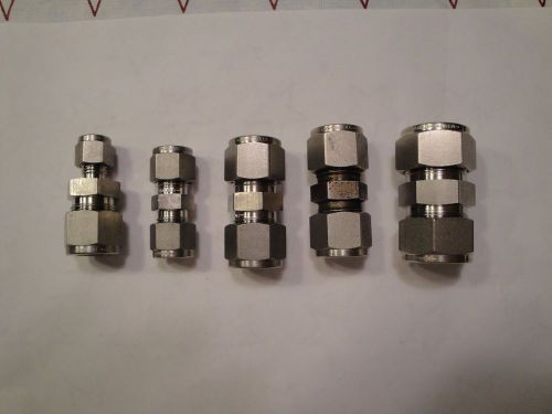 Swaglok fittings couplings 316 s.s. for sale