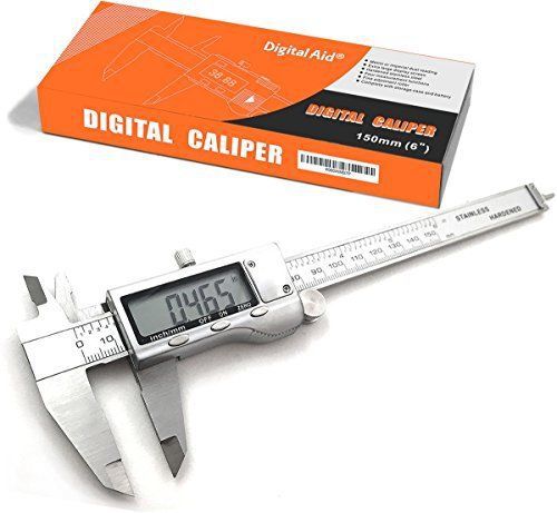 Digital Caliper New Measure Tool Stainless Steel Smooth Slide Outdoors Indoors