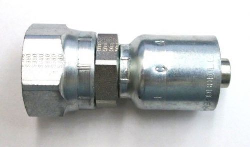 5 PARKER 1JC43-10-8 Parkrimp Permanent Female Seal-Lok Swivel Straight Short