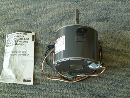 Dayton Condensor Fan Motor 3M923A 1/3HP 1050RPM 2.2A Open Air Over