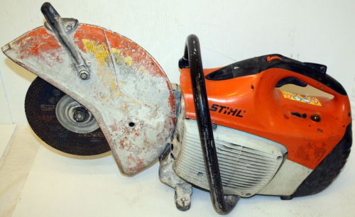 Stihl TS 420 Concrete Cut Off Chop Saw Works NICE FAST FREE SHIP US48