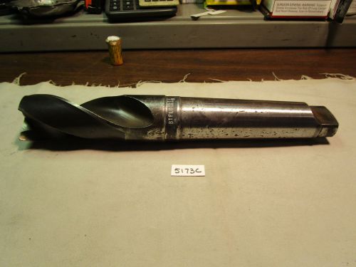 (#5173c) used usa made 1-7/8 inch flat bottom morse taper shank drill for sale