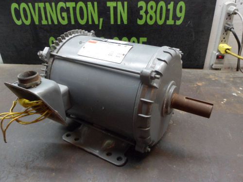 DAYTON 5HP INDUSTRIAL MOTOR #914154 MOD:3N559B 3500RPM 208-230-460V 3PH USED