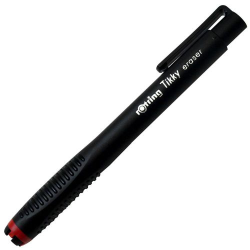 41-1972 rOtring Tikky Knock Stick Eraser, Black (551525 BK)