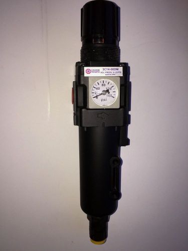 3C14-00DM COILHOSE PNEUMATICS, 1 PIECE Filter/Regulator - 1/4&#034;, compact, auto.