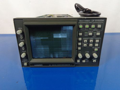 LEADER LV5152DA HD DIGITAL WAVEFORM MONITOR