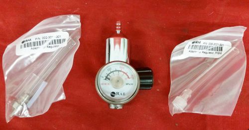 NEW RAE 007-3021-000 Constant Flow Gas Regulator &amp; Adapter   &amp;L