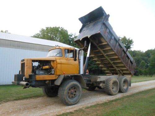 1966 FWD 6x6 Dump Truck Rocks Gravel Sand Cummins Diesel Air Brakes works great