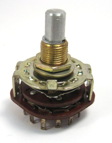 Rotary Switch 6-Pole 2-Position: 125VAC, 300mA