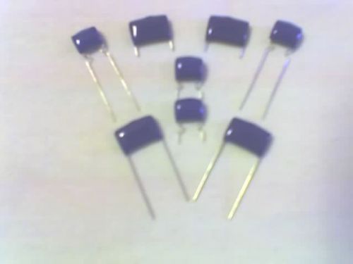 50pcs DIPPED POLYPROPYLENE SUPPRESSION CAPACITORS 0.1uF 275VAC 15MM