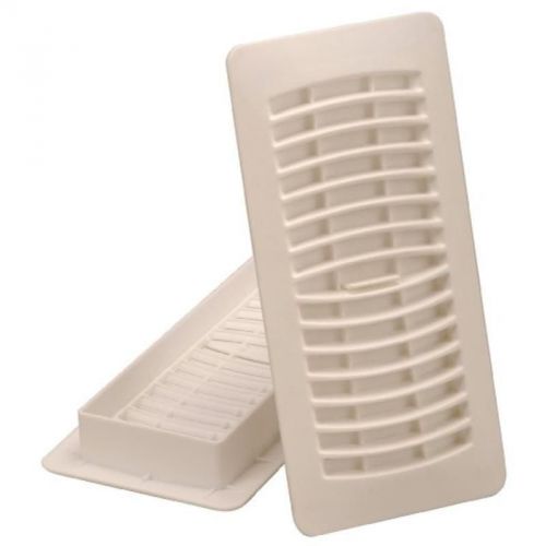 Plas Reg Bone Wht Pkg 4 X 10 Imperial Floor Registers RG1471 063467734840