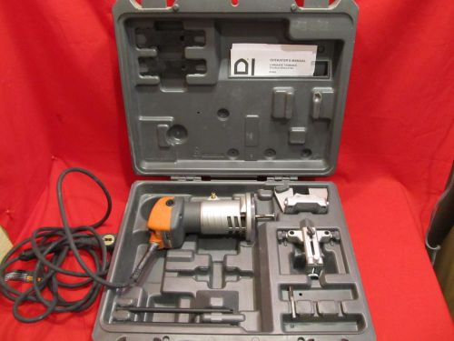 RIDGID ELECTRIC LAMINATE TRIMMER R2400 HARD CASE, MANUAL, ROUTER, BITS, ETC