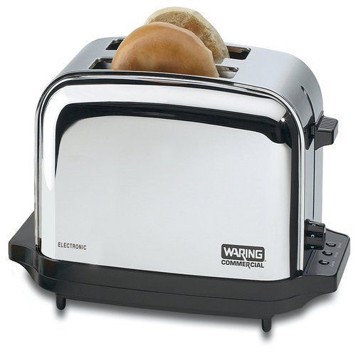 Waring commercial light duty chrome toaster with 2 slots wct702 for sale