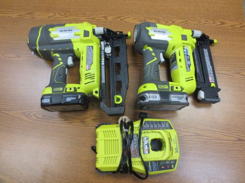 18-Volt ONE+ AirStrike Brad Nailer and Straight Finish Nailer Combo (2-Tool)