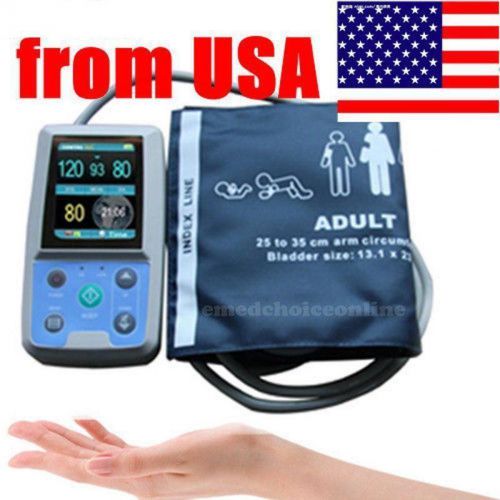 2015 Newest 24h Ambulatory Blood Pressure Monitor ABPM Holter NIBP  MAPA Monitor