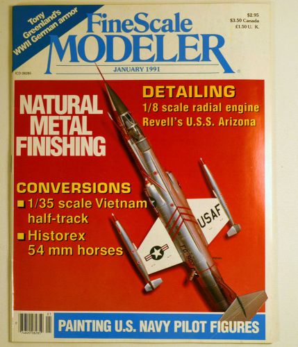 Magazine FineScale Modeler January 1991 Natural Metal Finish