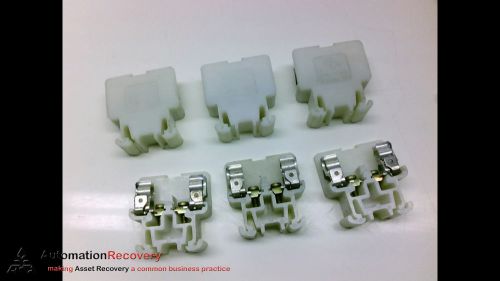ALLEN BRADLEY 1492 CE - WHITE - - PACK OF 6- ISOLATION SWITCH TERMINAL