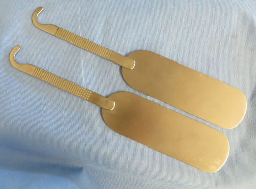 LOT OF 2 Weck No. 36 Horgan Malleable Blade For Wilkinson Abdominal Retractor