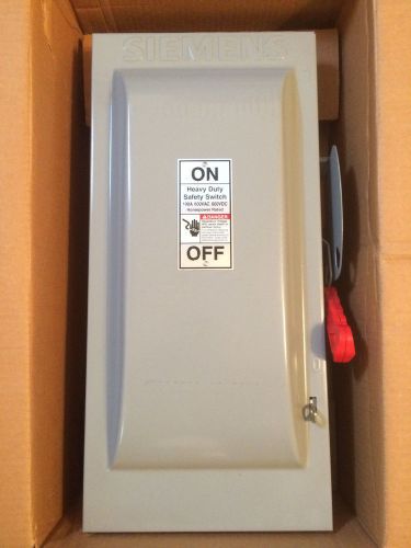 NIB Siemens HNF363 100 Amp Heavy Duty Safety Switch