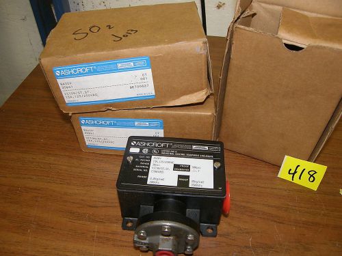 ASHCROFT DRESSER PRESSURE SWITCH B420V   30 PSI  **NEW**NEW**