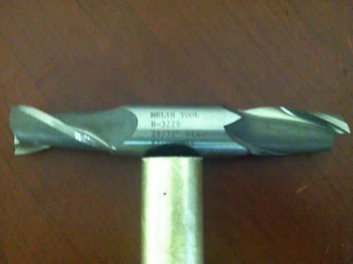 Melin tool #b-3229  29/32&#034; x 1&#034; x 1-5/8&#034; x 5-7/8&#034; 2f hss double end mill for sale